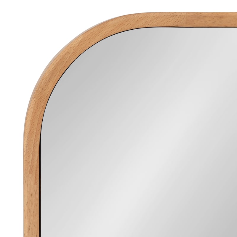 Kate and Laurel Nordlund Beechwood Frame Full-length Arch Wall Mirror - 16x48