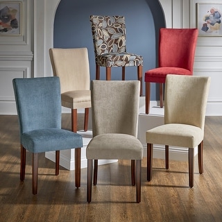 Fabric upholstered 2025 dining chairs