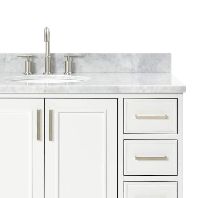 Ariel M049SCW2OVO Stafford 49" Free Standing Single Basin Vanity Set