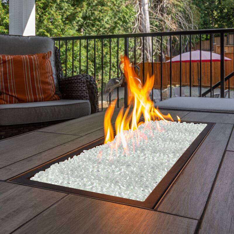 Pure Garden 10lbs Fire Pit Glass - Glass Rocks