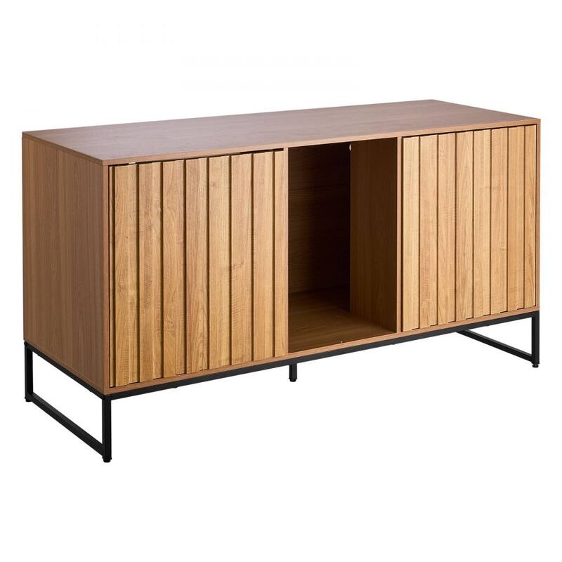 47.2" Natural Wooden Cat Litter Box Cabinet with Enclosed Odor Blocking and Spacious Interior - 47.24 x 17.72 x 26.18 in