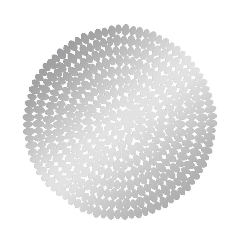 Silver Stainless Steel Metal Plate Home Wall Decor