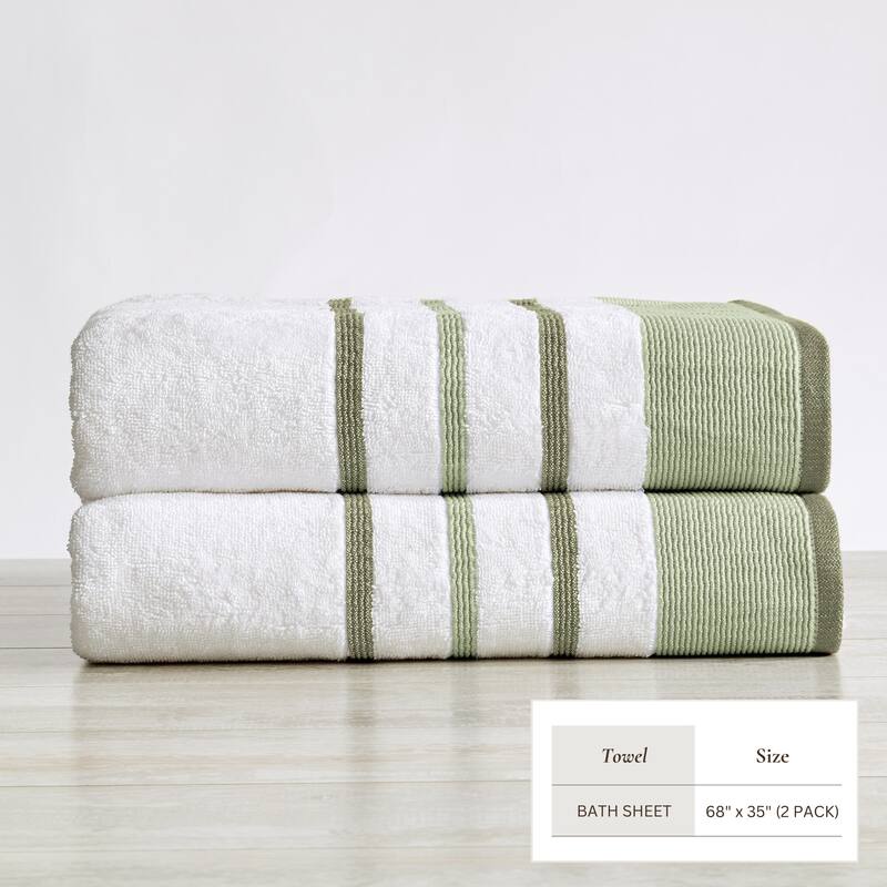 Linery & Co. Luxury Cotton Decorative Towel Set.