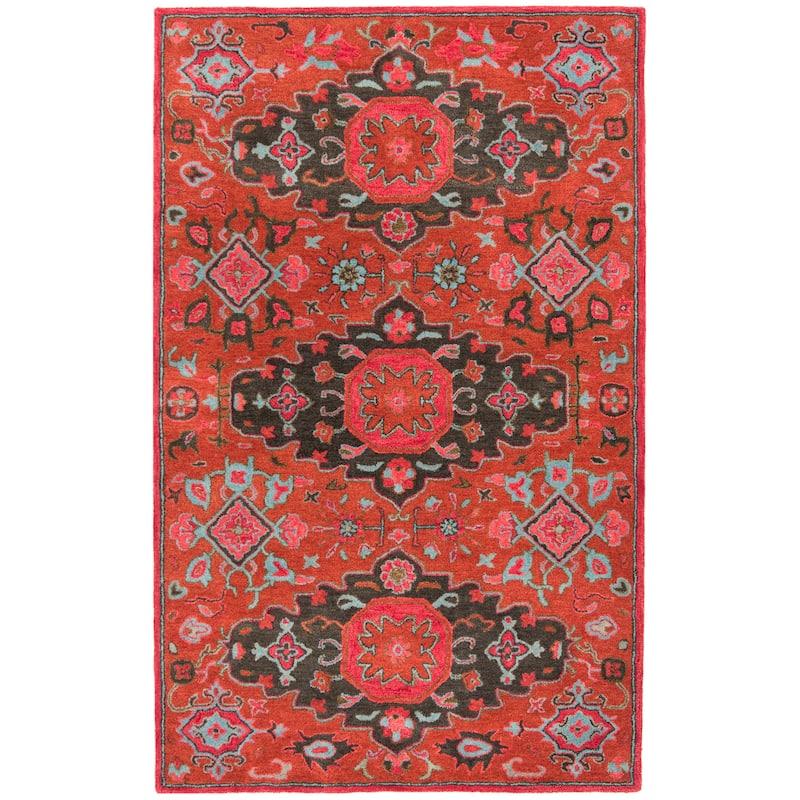 SAFAVIEH Handmade Heritage Krystelle Traditional Oriental Wool Rug