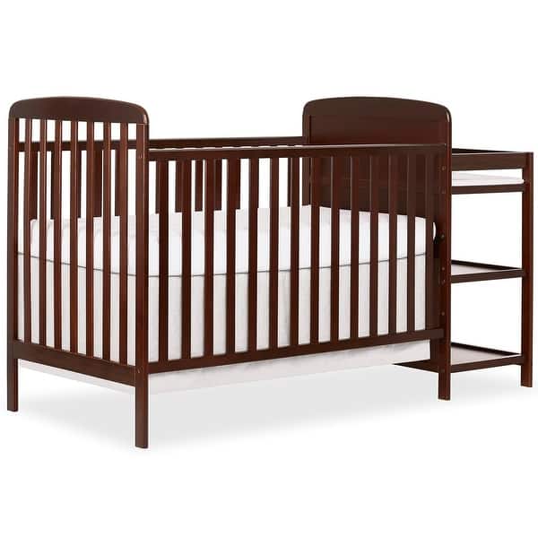 slide 2 of 6, Dream On Me, Anna 4 in 1 Full Size Crib and Changing Table Combo Espresso