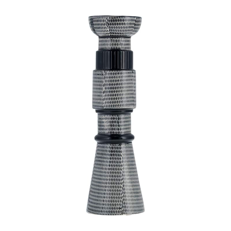 Sagebrook Home Ceramic Candle Holder