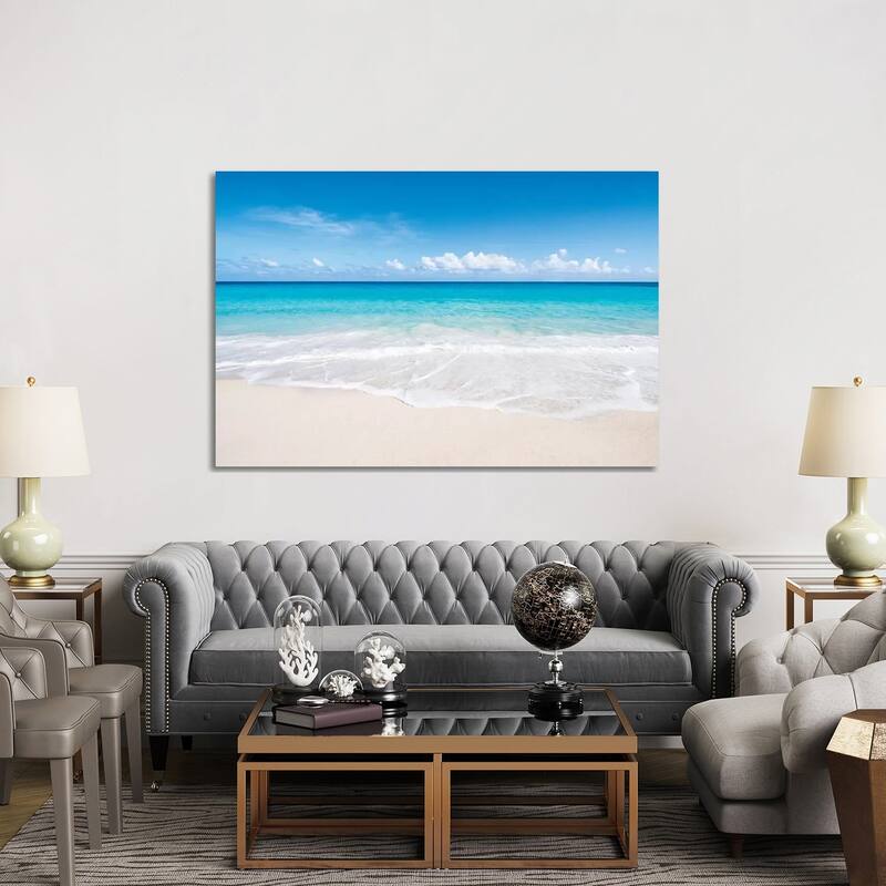 iCanvas "Beautiful Beach On Bora Bora" by Jan Becke Canvas Print