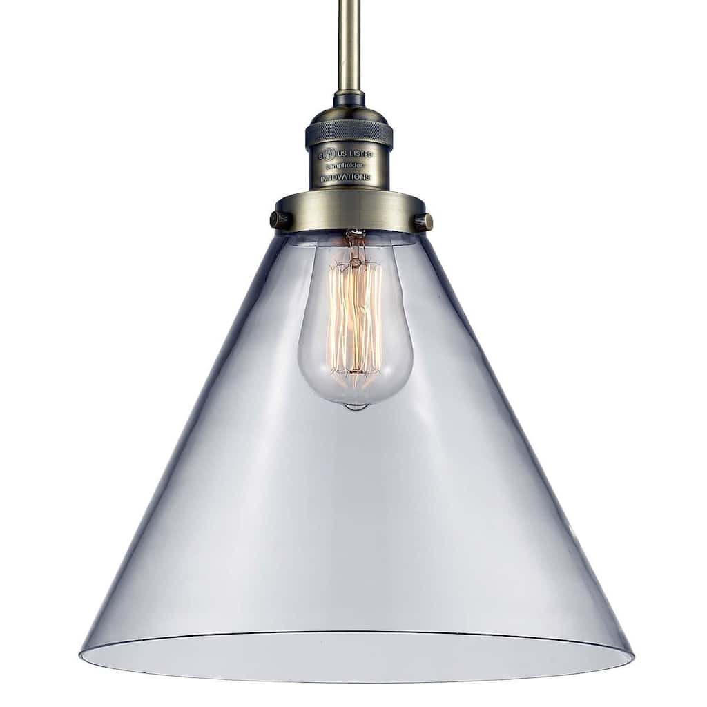 Innovations Lighting X-Large Cone Single Light 12" Wide Pendant with