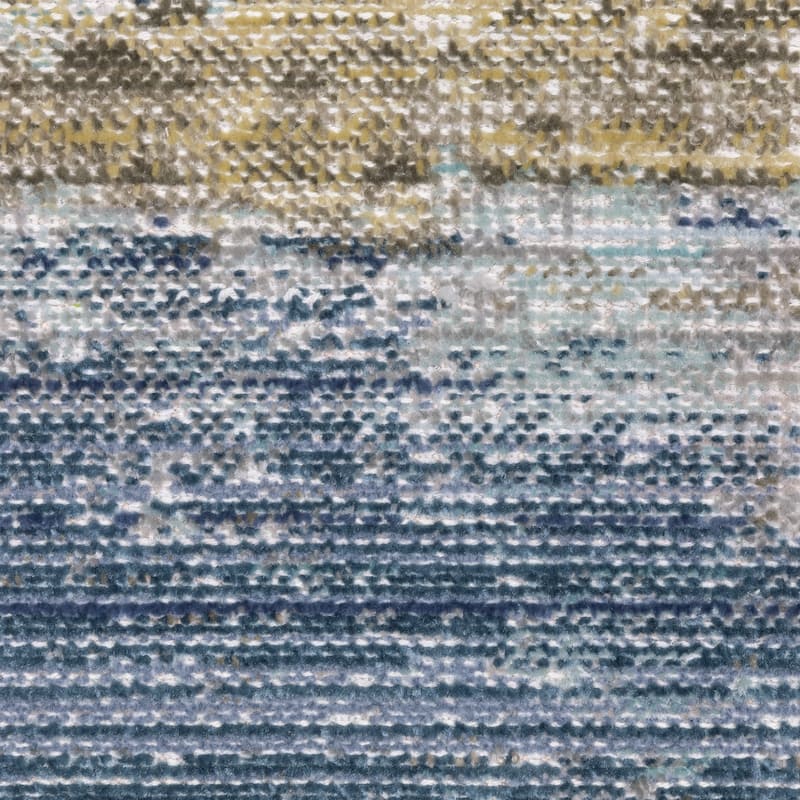 Calliope Textural Distressed Ombre Blue/ Beige Area Rug