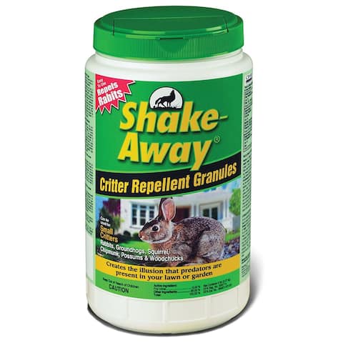 Shake-Away 5006258 Fox Urea Granules Rabbit/Small Critter Repellent, 5 Lb