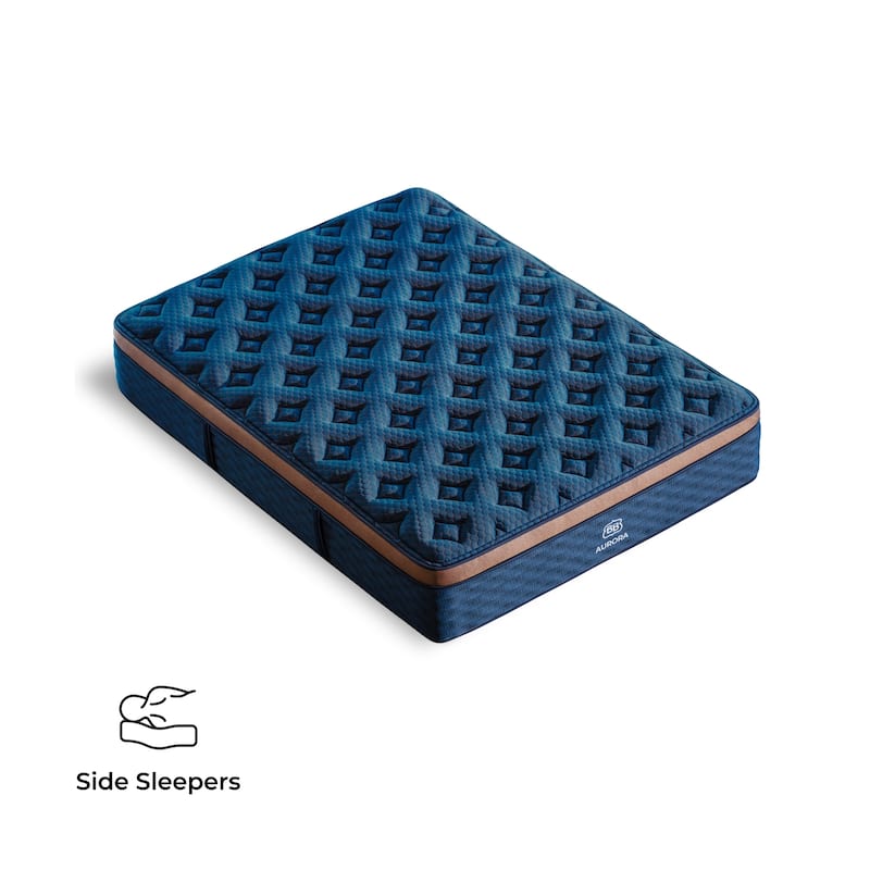 Brooklyn Bedding Aurora Luxe Cooling Mattress with Pillowtop - Plush - Short Queen