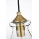 preview thumbnail 5 of 9, Elegant Lighting Destry 3 Light 19" Wide Multi Light Pendant with