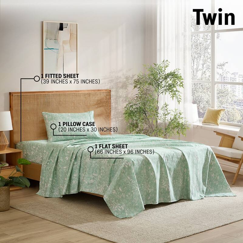 HLC.ME Floral Printed Ultra Soft Bed Sheets Set