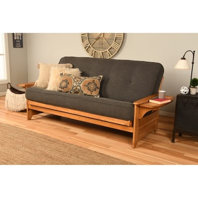 Somette Phoenix Butternut Futon Set with Mattress
