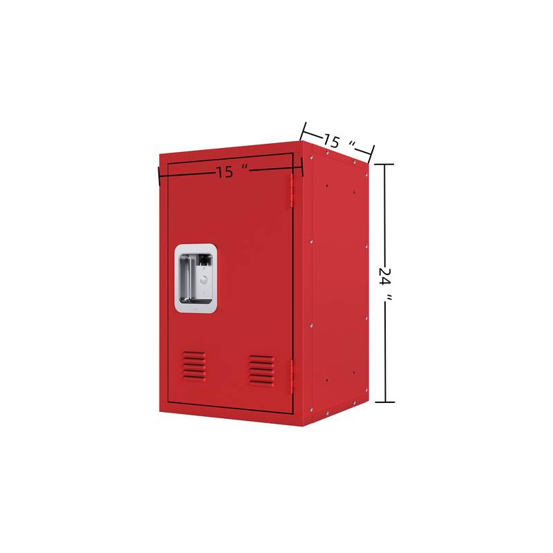 Metal Locker Storage Cabinet with 1 Doors, Small Metal Locker,Lockable Storage Cabinet