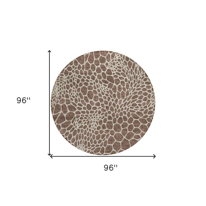 HomeRoots Geometric Transitional Rectangle Outdoor Rug