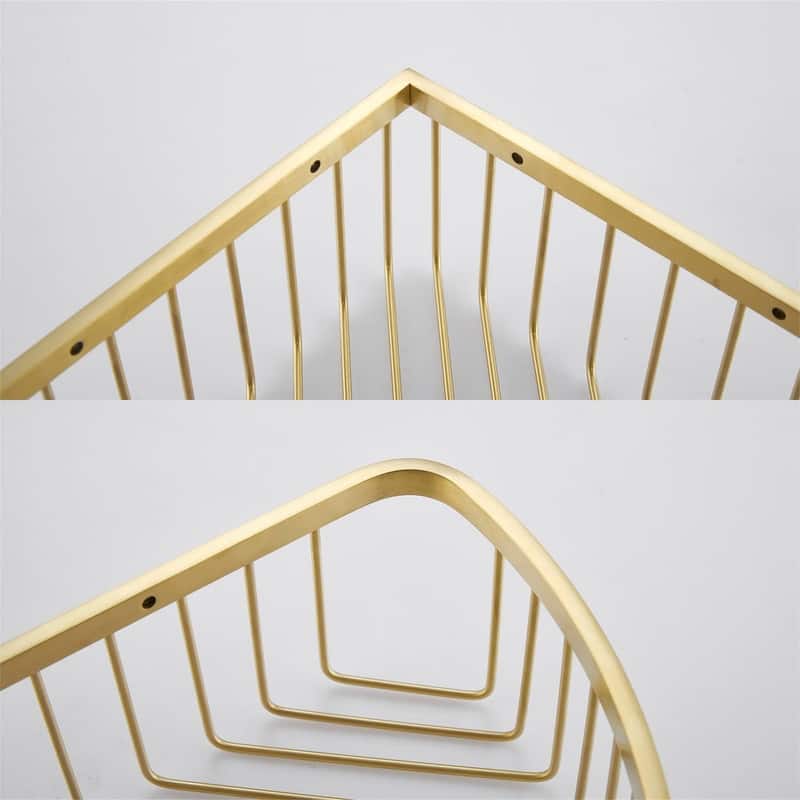 Shower Caddy Corner Shelf Basket - 9.05"D x 12"W x 3.14"H