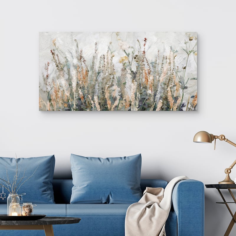Autumn Breeze by Studio Arts Canvas Art Print - White