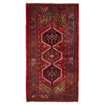 ECARPETGALLERY Hand-knotted Anadol Red Wool Rug - 3'7 x 6'9