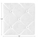 preview thumbnail 3 of 2, Solid White 13in Fabric Memory Photo Bulletin Board - Velvet Luxurious Elegant Princess Boho Shabby Chic for Lace Collection