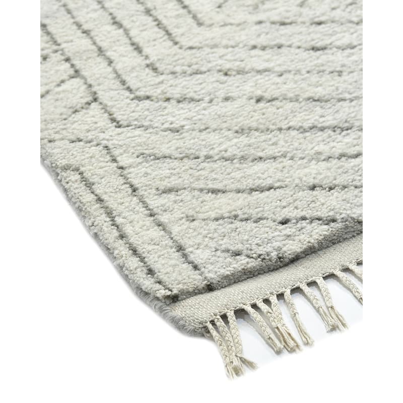 Overton Handmade Boho Geometric Area Rug