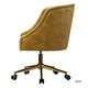 preview thumbnail 3 of 57, ET Tufted Task Chair With Golden Base by HULALA HOME