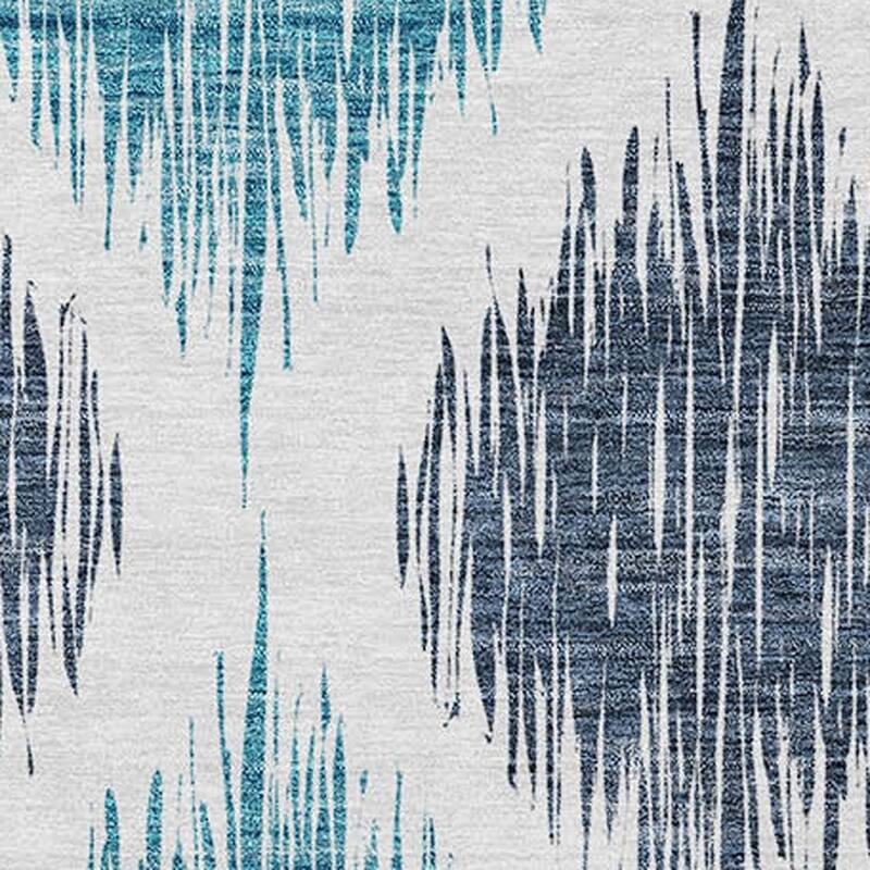 HomeRoots Ikat Transitional Rectangle Outdoor Rug