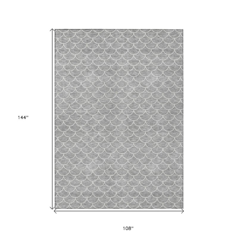 HomeRoots Geometric Transitional Rectangle Outdoor Rug