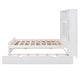 preview thumbnail 25 of 52, Full Size Wooden Bed with All-in-One Cabinet, Shelf, Sockets & Twin Trundle - Stylish and Functional in Grey