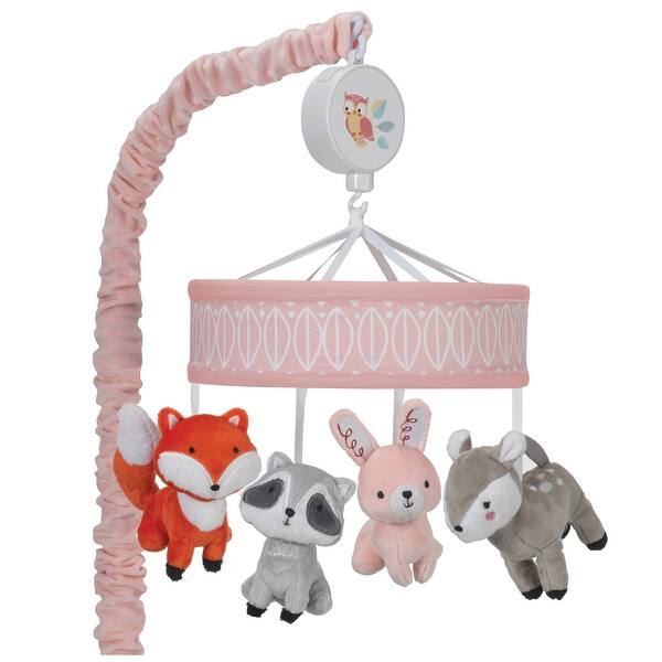 Shop Lambs Ivy Little Woodland Pink White Raccoon Bunny Dear
