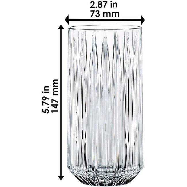 Nachtmann Set of 4 Jules Long Drink Glasses - 13.22 oz.