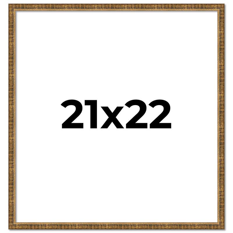 21x22 Frame Gold Picture Frame - Complete Modern Photo Frame Includes