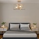 preview thumbnail 56 of 61, Zjvaive 3-Light Rectangular Semi Flush Mount Ceiling Light Farmhouse Metal Cage Light Fixture