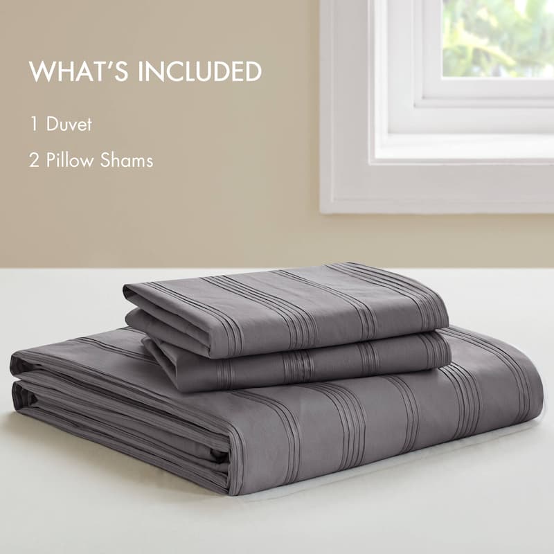 Chelsea Square Logan Woven Striped Duvet Set