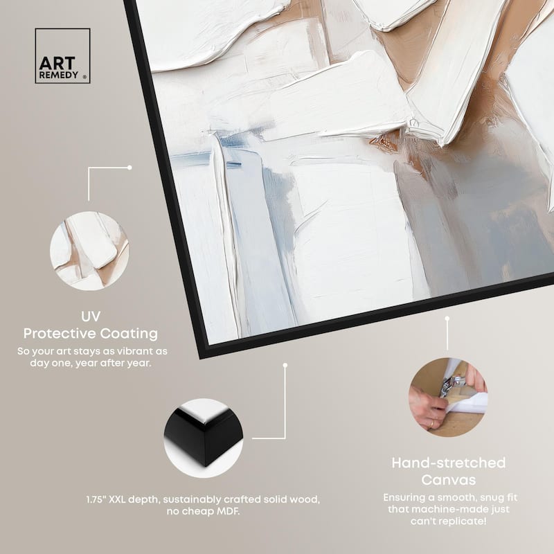 Bone and Beige II Canvas by Art Remedy