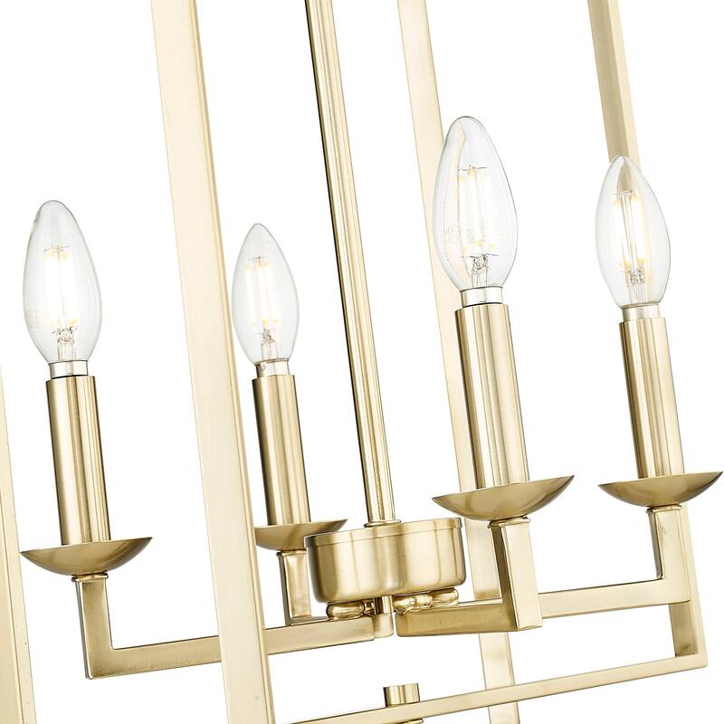 Millennium Lighting 4 Light 20" Wide Geometric Chandelier