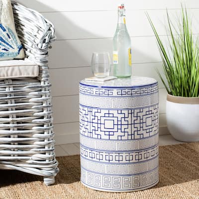 SAFAVIEH Albina Indoor / Outdoor Ceramic Decorative Garden Stool