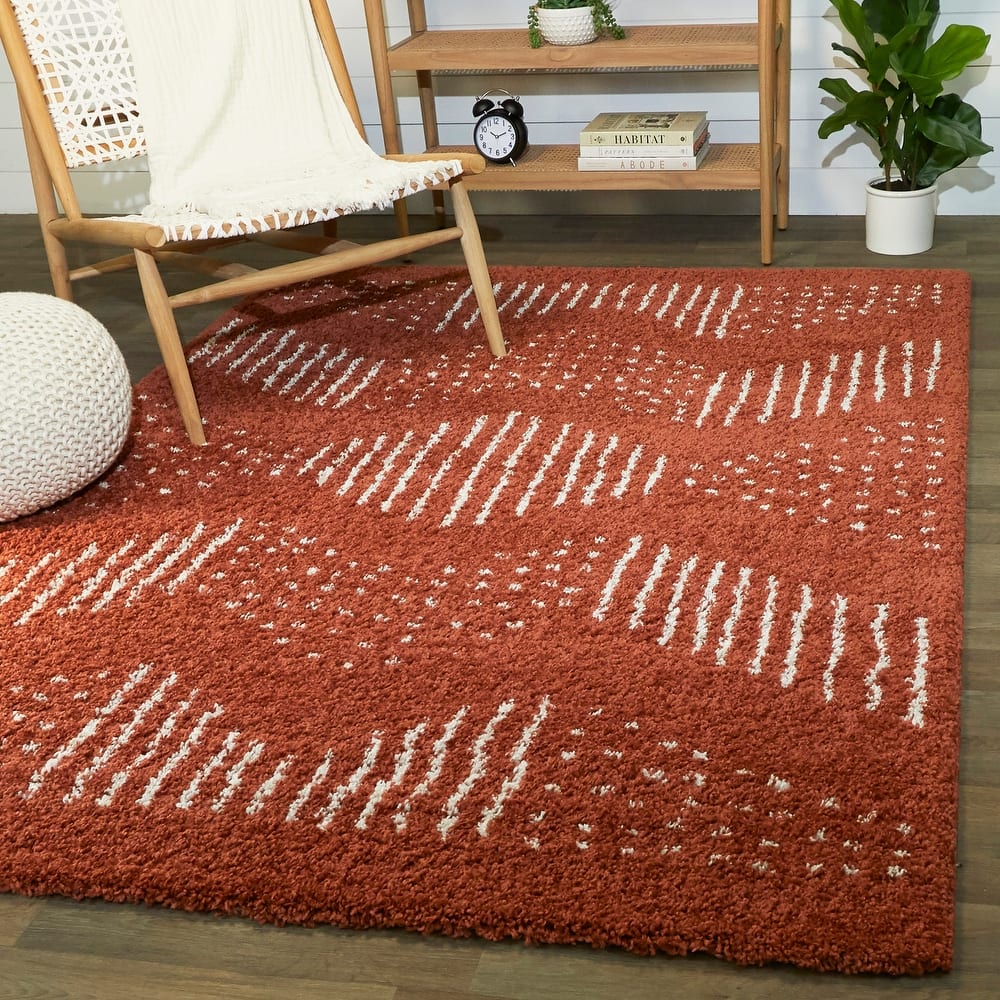 Carson Carrington Taxinge Shag Area Rug