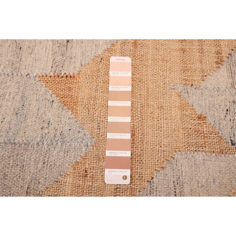 ECARPETGALLERY Flat-Weave Palas Denizli Tan Kilim - 5'4 x 7'7