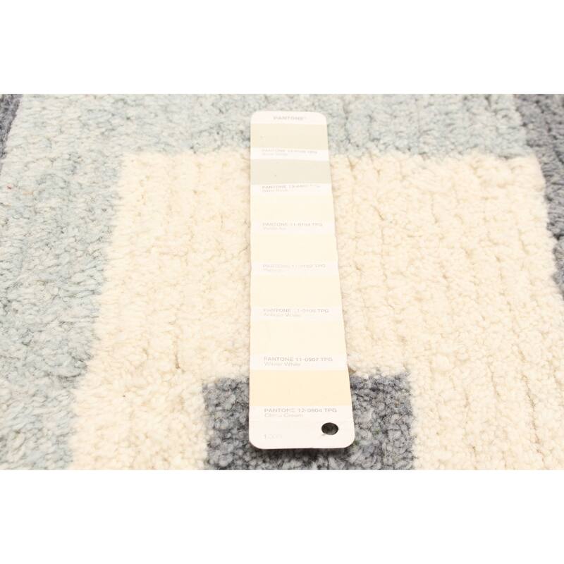 ECARPETGALLERY Hand Tufted Timeless Cream Wool Rug - 5'0 x 8'2
