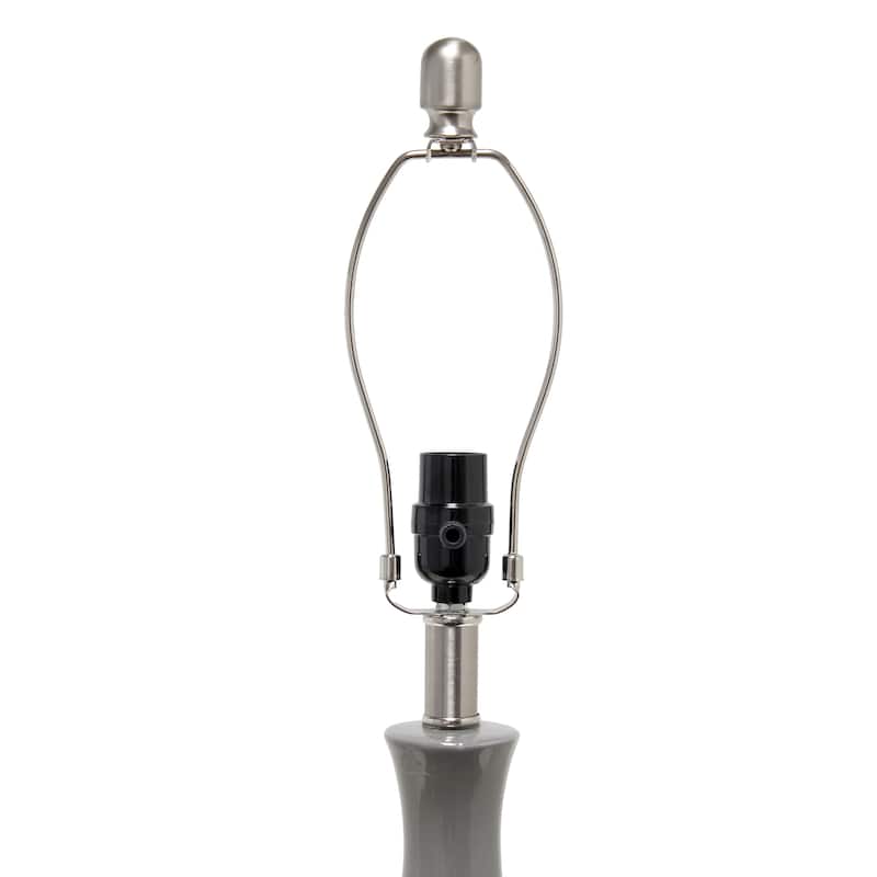 Lalia Home Droplet Table Lamp with Fabric Shade
