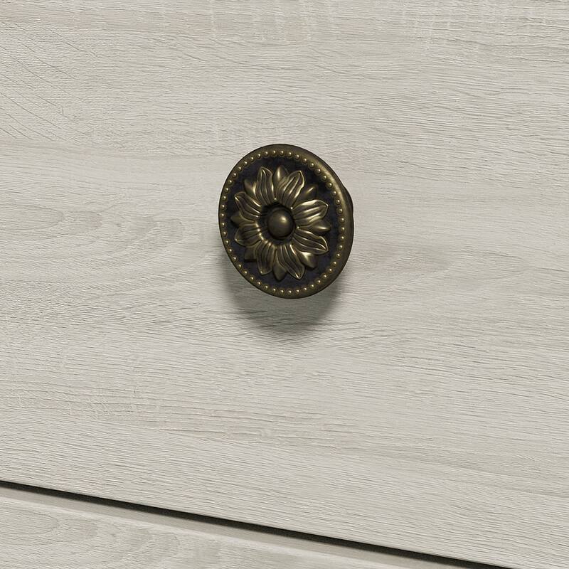 Extra Large 6 Drawer Dresser, Light Grey