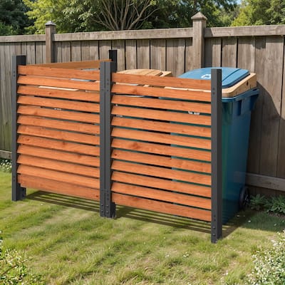 Moasis 38"W X 38"H Wooden Outdoor Fence Panels