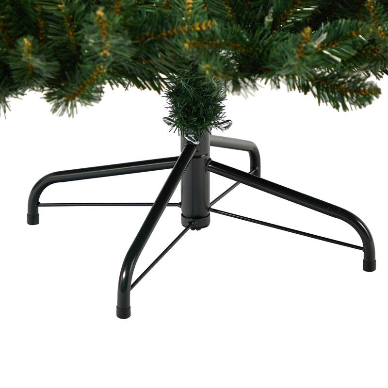 7' Northern Rocky Spruce Christmas Tree with 400 Clear Lights - Green