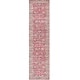 preview thumbnail 1 of 7, Livabliss Nolita Traditional Washable Area Rug - 2'6" x 10' Red/Taupe - 2'6" x 10'