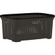 preview thumbnail 3 of 30, Superio Large Wicker Laundry Basket with Cutout Carry Handles - Capacity: 50l