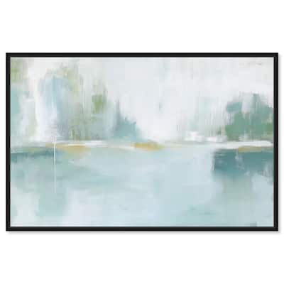 Mirrored Aqua Dream I Canvas by Art Remedy
