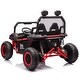 preview thumbnail 15 of 55, 24V Ride On UTV for Kids with Parental Remote, Bluetooth, and LED Lights, 4-Wheel Suspension
