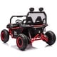 preview thumbnail 37 of 55, Two-Seater 24V Ride-On UTV for Kids, with Bluetooth, MP3, and LED Lights