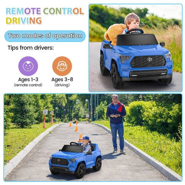 slide 2 of 7, 12V Licensed Toyota Electric Cars for Kids